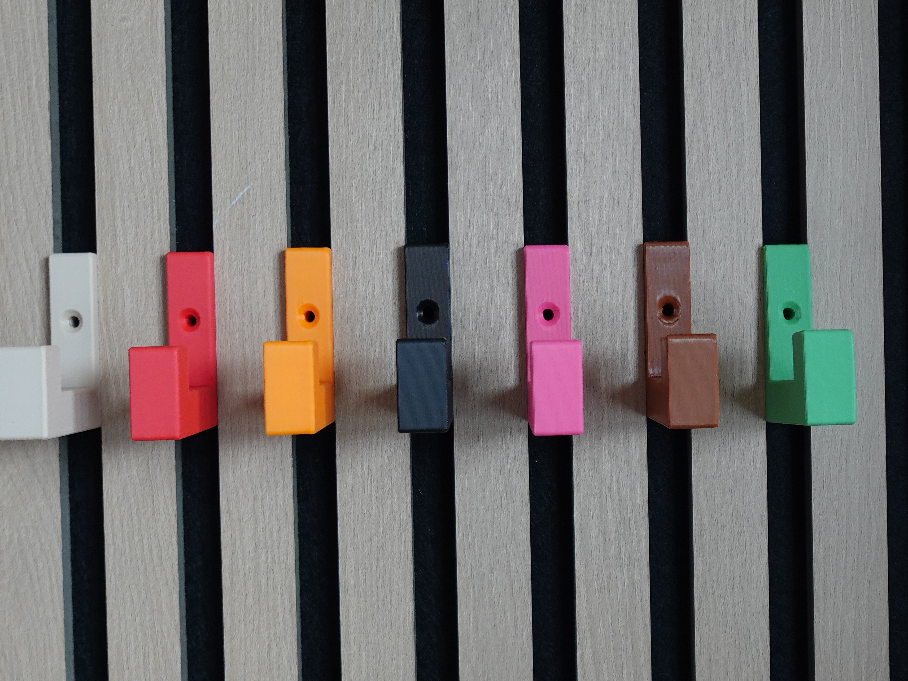 Beige Slat Wall Hook