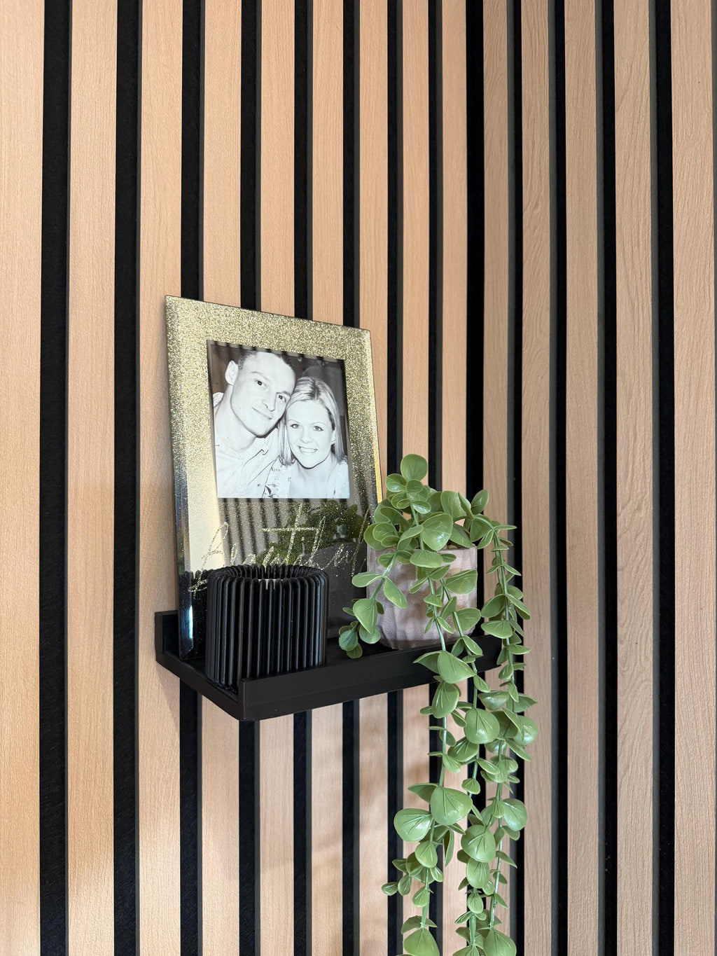 Minimal Floating Shelf with Front Lip