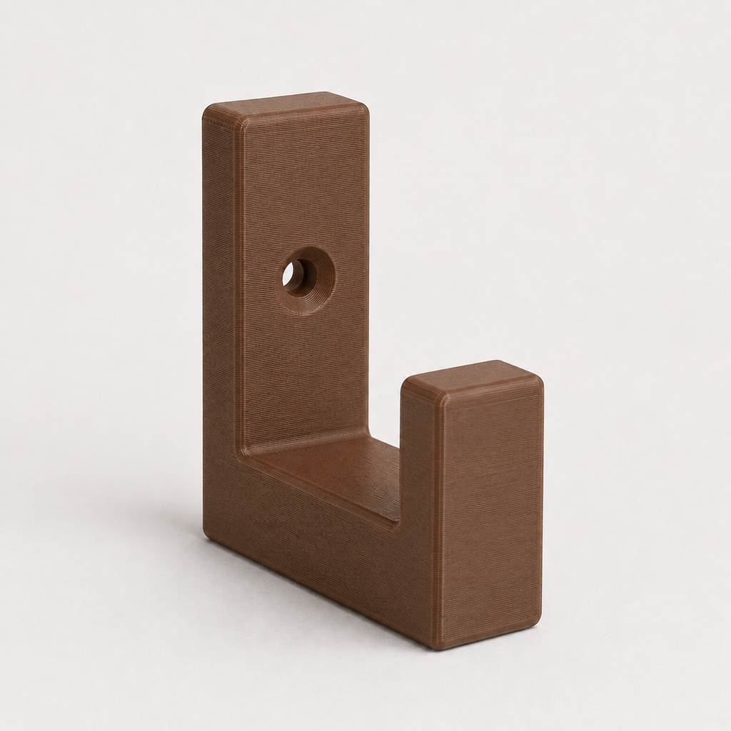 Brown Slat Wall Hook