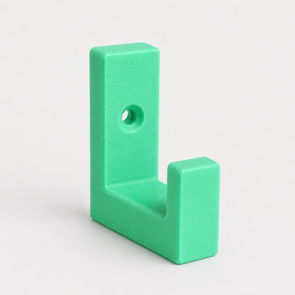 Green Slat Wall Hook