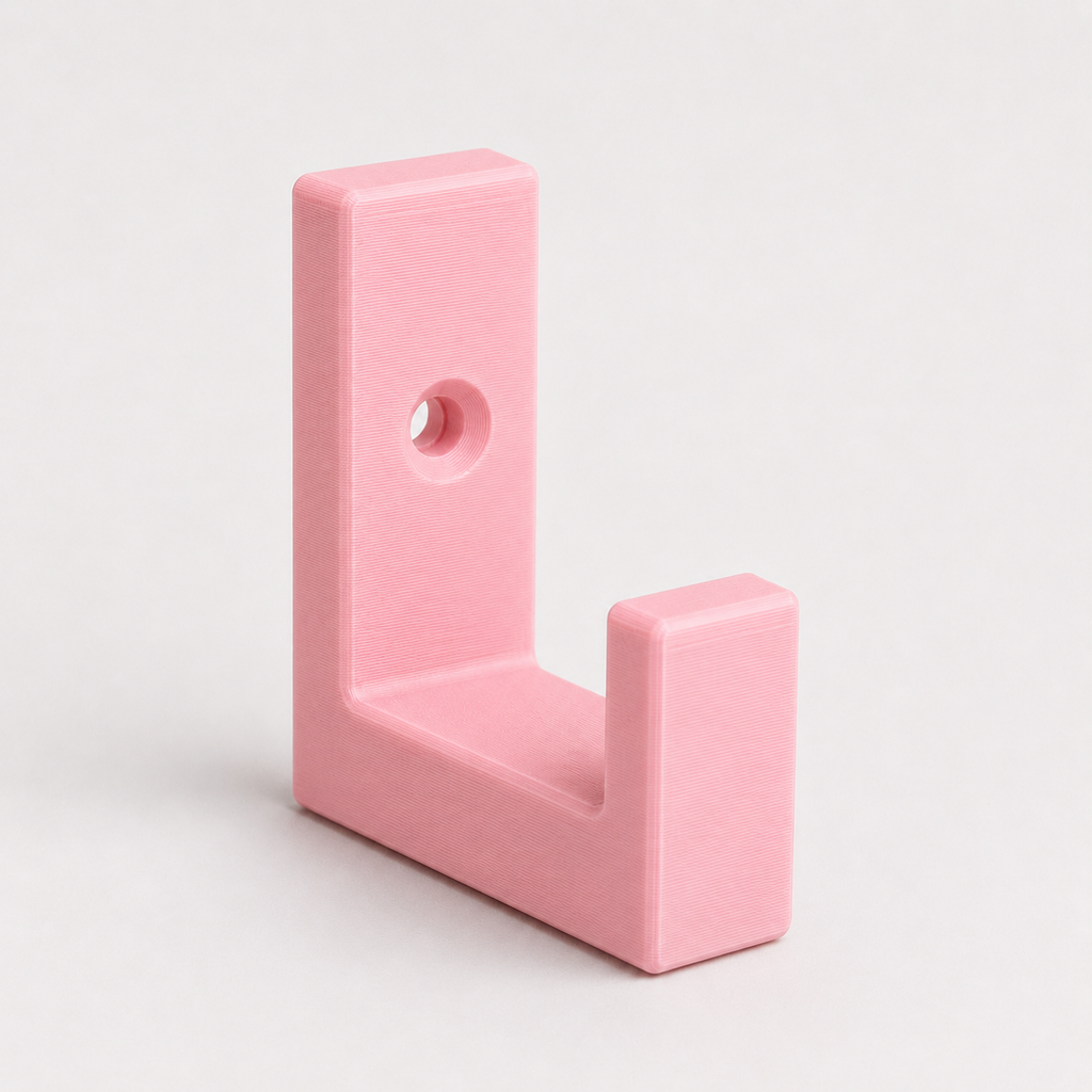 Pink Slat Wall Hook
