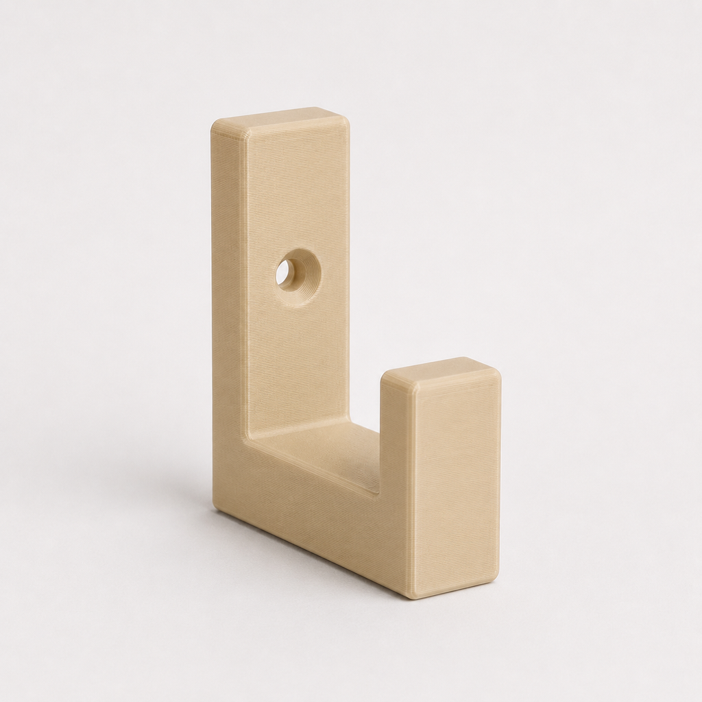 Beige Slat Wall Hook