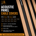 Cable Duct Cover for Slat Walls — Interlocking