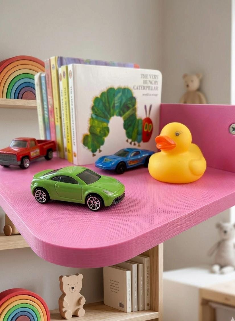 Kids' Floating Shelf — Pink