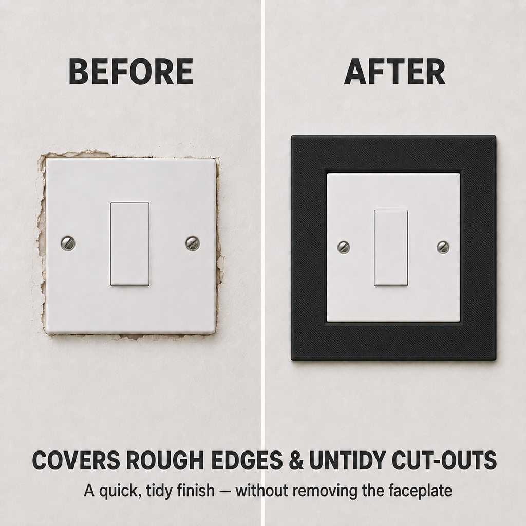 Switch and socket surround single and double sizes