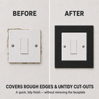 Switch and socket surround single and double sizes