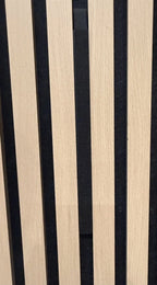 Felt-Finish Cable Duct Cover for Slat Walls | 22cm &amp; 27cm | 10-20mm