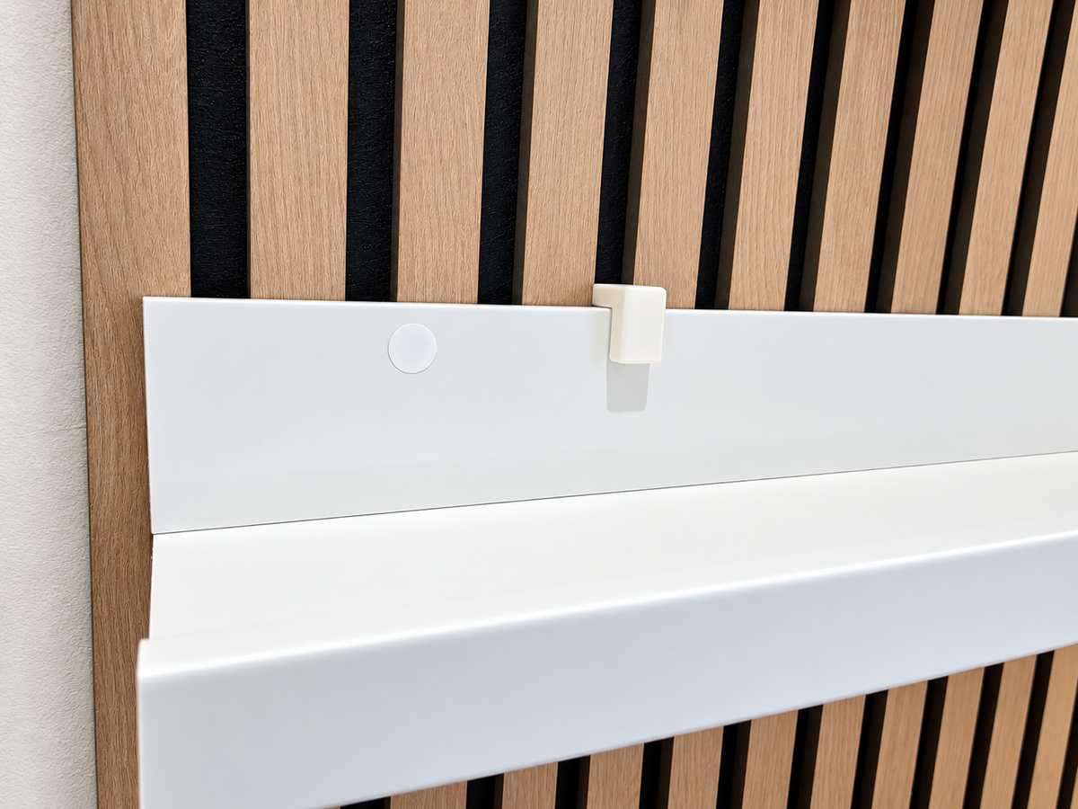 MOSSLANDA Shelf Brackets for Acoustic Slat Walls — Screw Fix