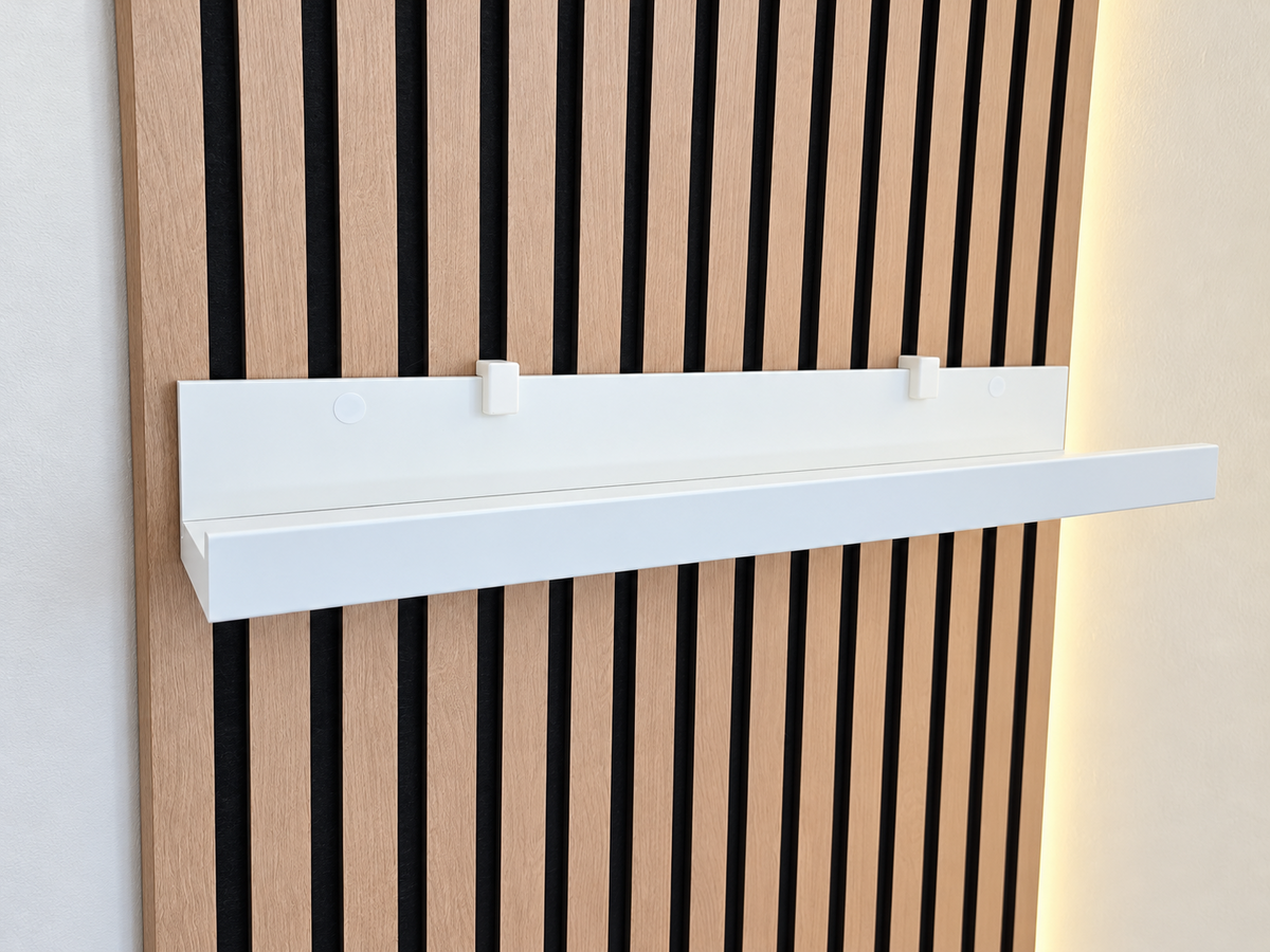 MOSSLANDA Shelf Brackets for Acoustic Slat Walls — Screw Fix